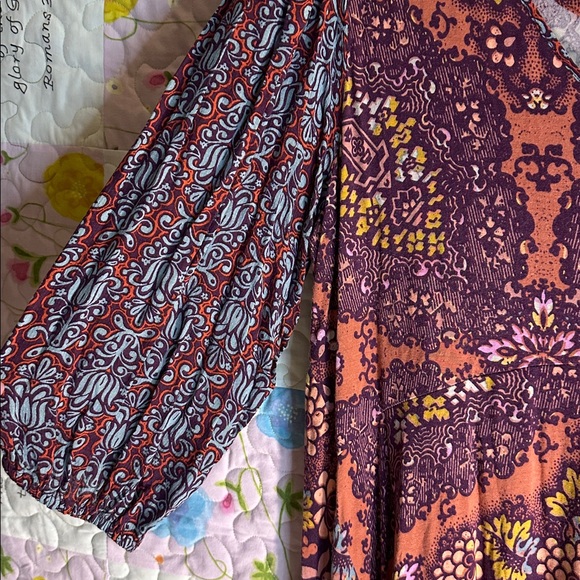 Maeve by Anthropology Multicolor Patterned Top sz LP - Picture 4 of 8